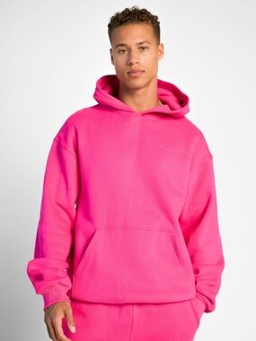 Comfrt Minimalist Hoodie In Pink